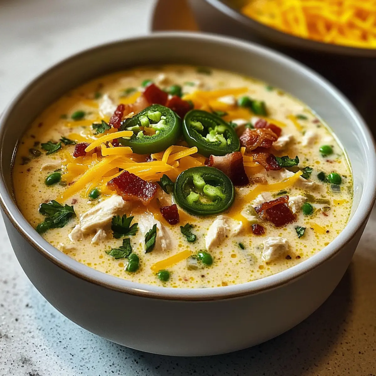 Spicy JalapeA±o Popper Chicken Soup Creamy Bold and Comfortingly Spicy a1bry2