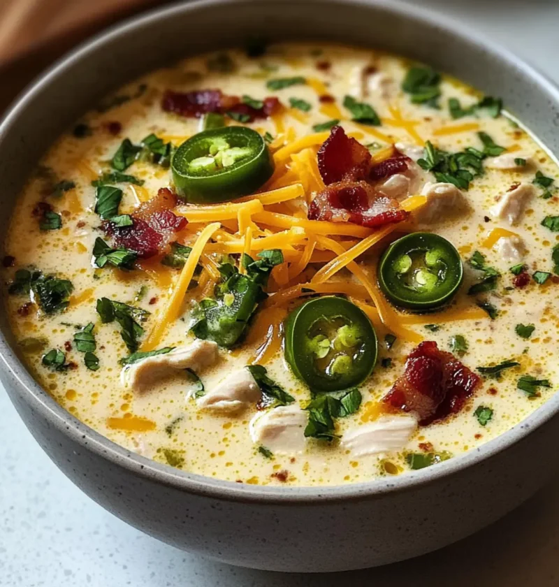 Würzige Jalapeño-Popper-Hühnchen-Suppe – Cremig und lecker 41 Würzige Jalapeño-Popper-Hühnchen-Suppe – Cremig, kräftig und angenehm würzig