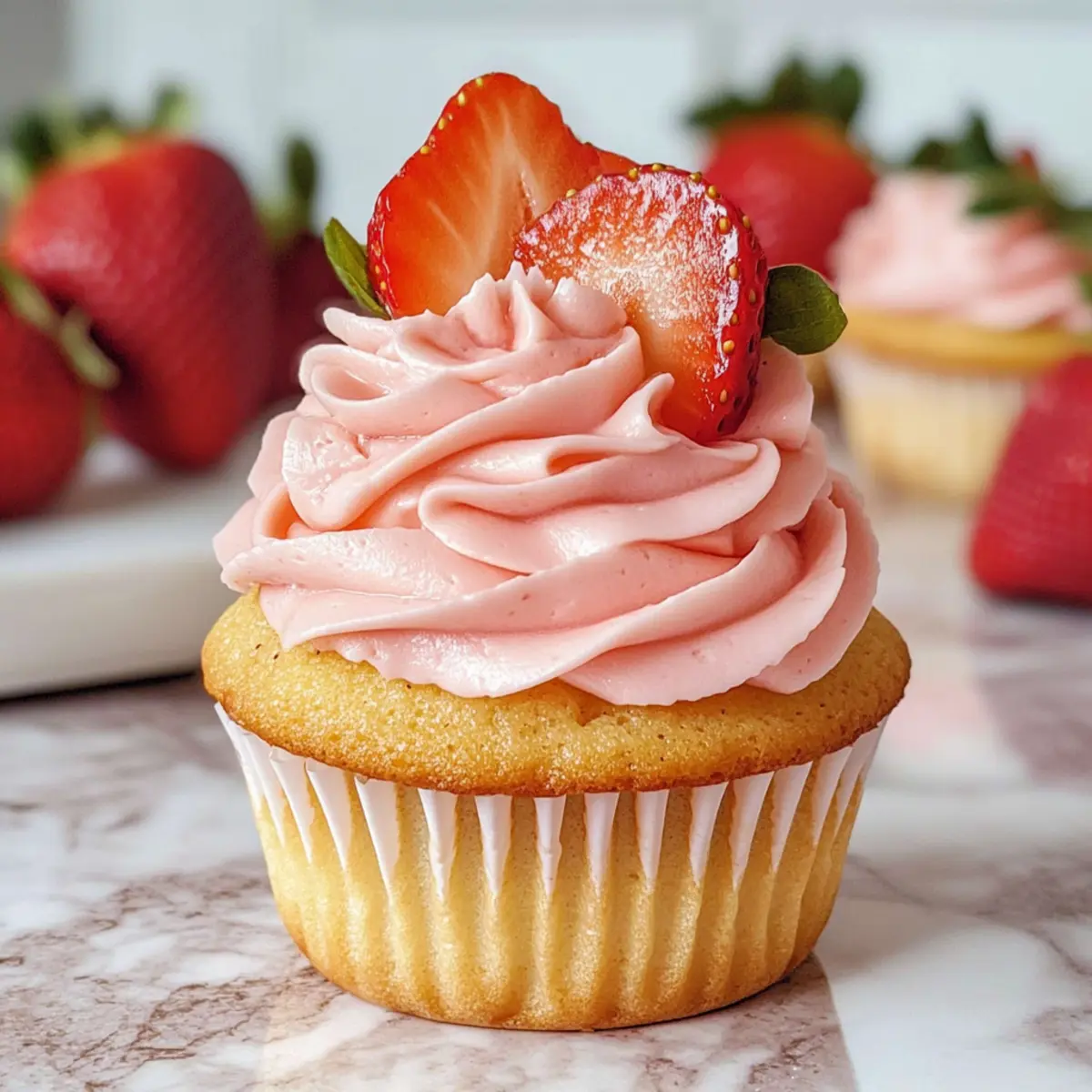 Saftige Erdbeer-Muffins für jeden Anlass 2 Strawberry Cupcakes fe0deg