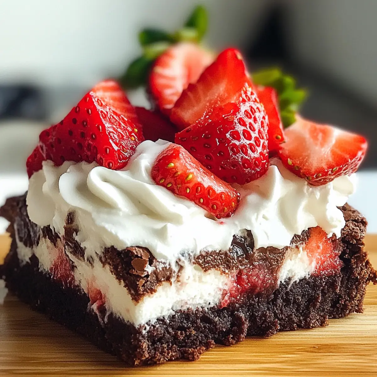 Erdbeer-Kurzgebäck-Brownies Eine köstliche Verführung 4 Strawberry Shortcake Brownies Delightful Dessert Treat kzq5ji