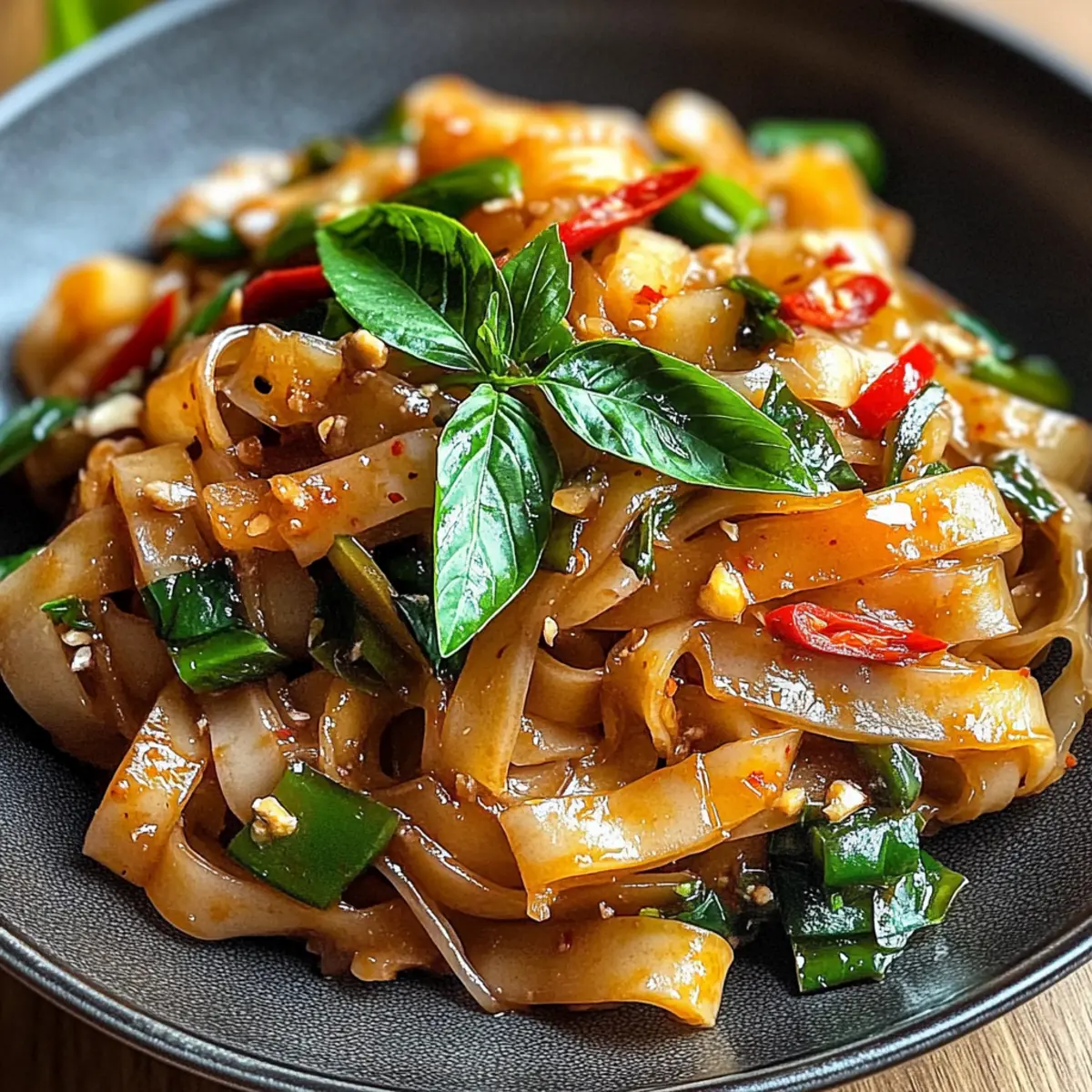 Straßenstil Thai Betrunkene Nudeln Blitzschnell Kochen 3 Street Style Thai Drunken Noodles ouuzhw