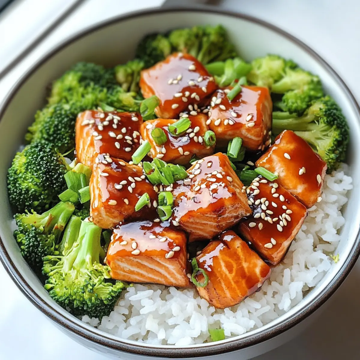 Teriyaki Salmon Bowls with Broccoli Recipe jujhh4