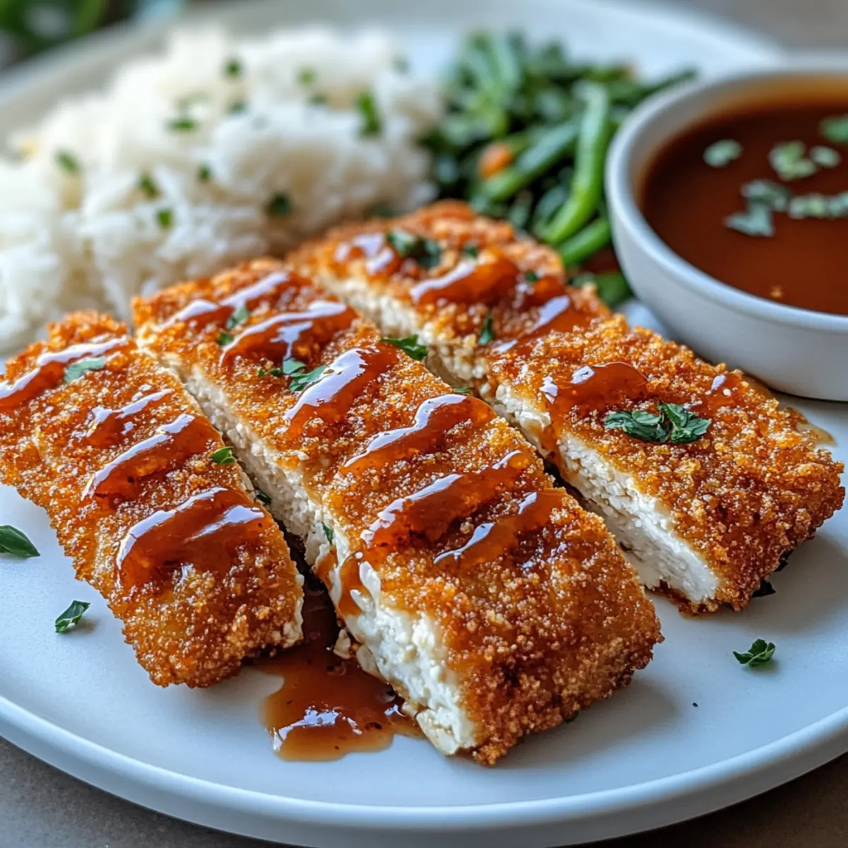 Tofu Katsu – Leckerer veganer Japan Genuss 4 Tofu Katsu Ein kA¶stliches veganes japanisches Gericht ymv2ep