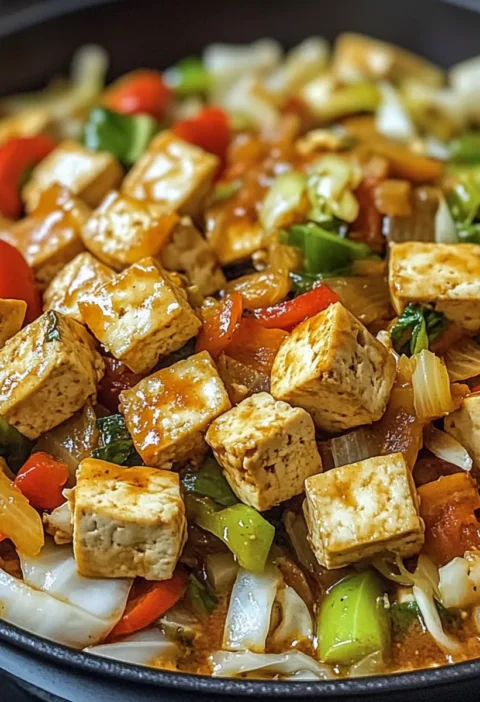Tofu vegetable stir-fry: quick, healthy moments of enjoyment