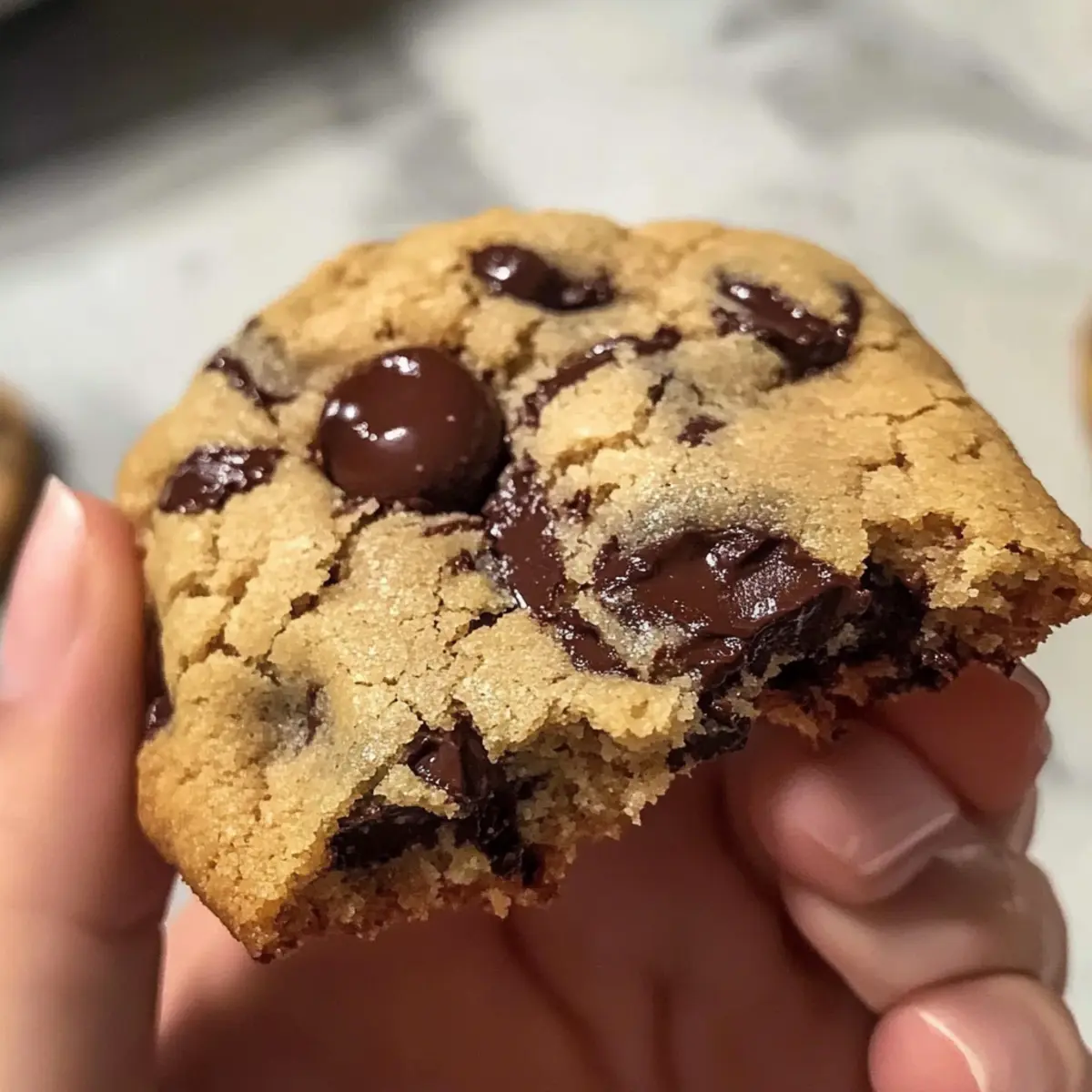 Vegane Schokoladenkekse mit gooey Zentrum 2 Vegan Chocolate Chip Cookies i9anis