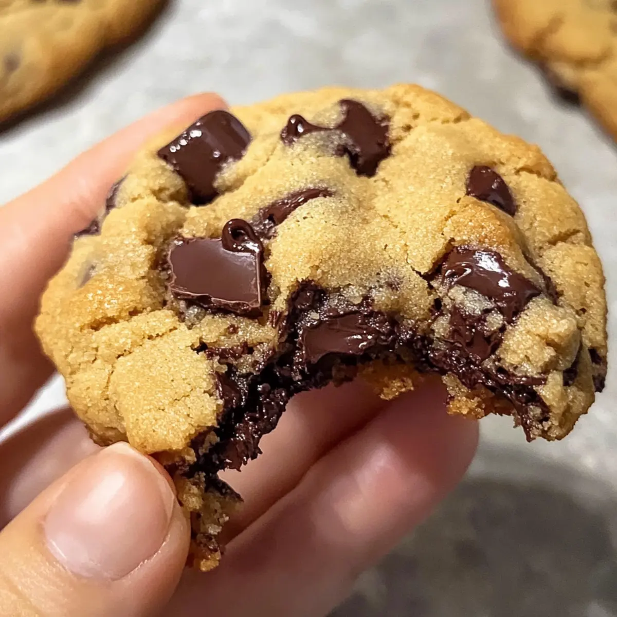 Vegane Schokoladenkekse mit gooey Zentrum 4 Vegan Chocolate Chip Cookies vfbc1v