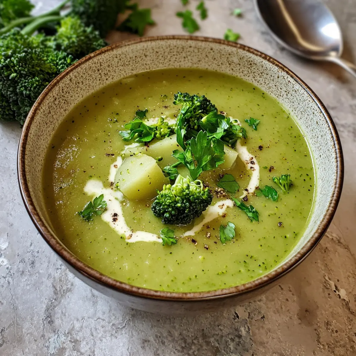 Vegane Brokkoli Suppe kjnvsq