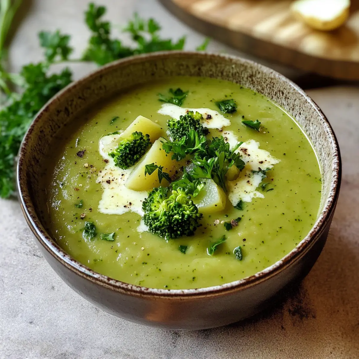 Vegane Brokkoli Suppe