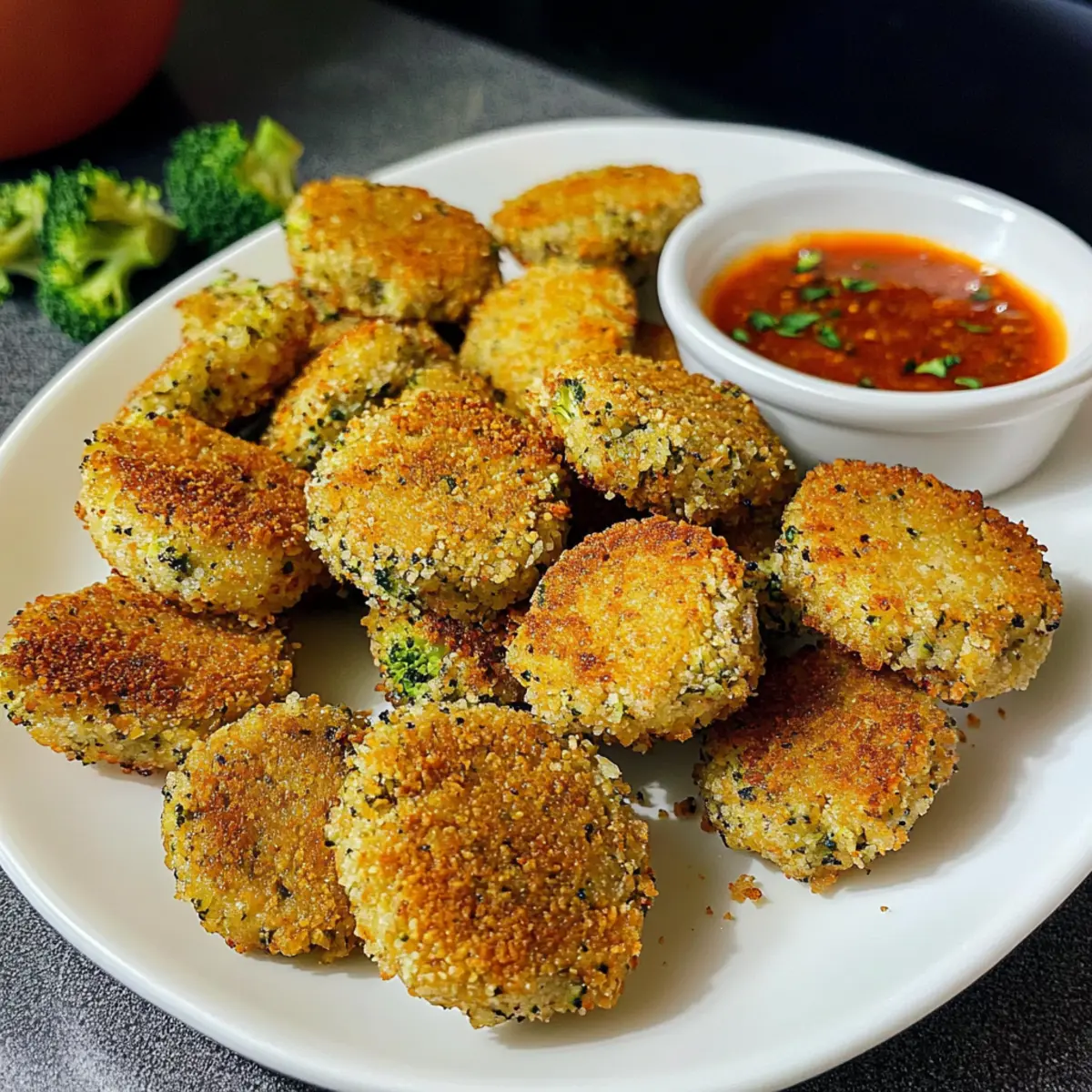 Vegane Kichererbsen-Brokkoli-Nuggets in 30 Minuten 5 Vegane Kichererbsen-Brokkoli-Nuggets