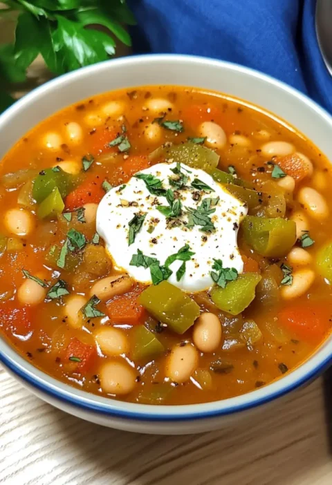 Spicy Serbian Bean Soup - Low Carb Recipe for Losing Weight