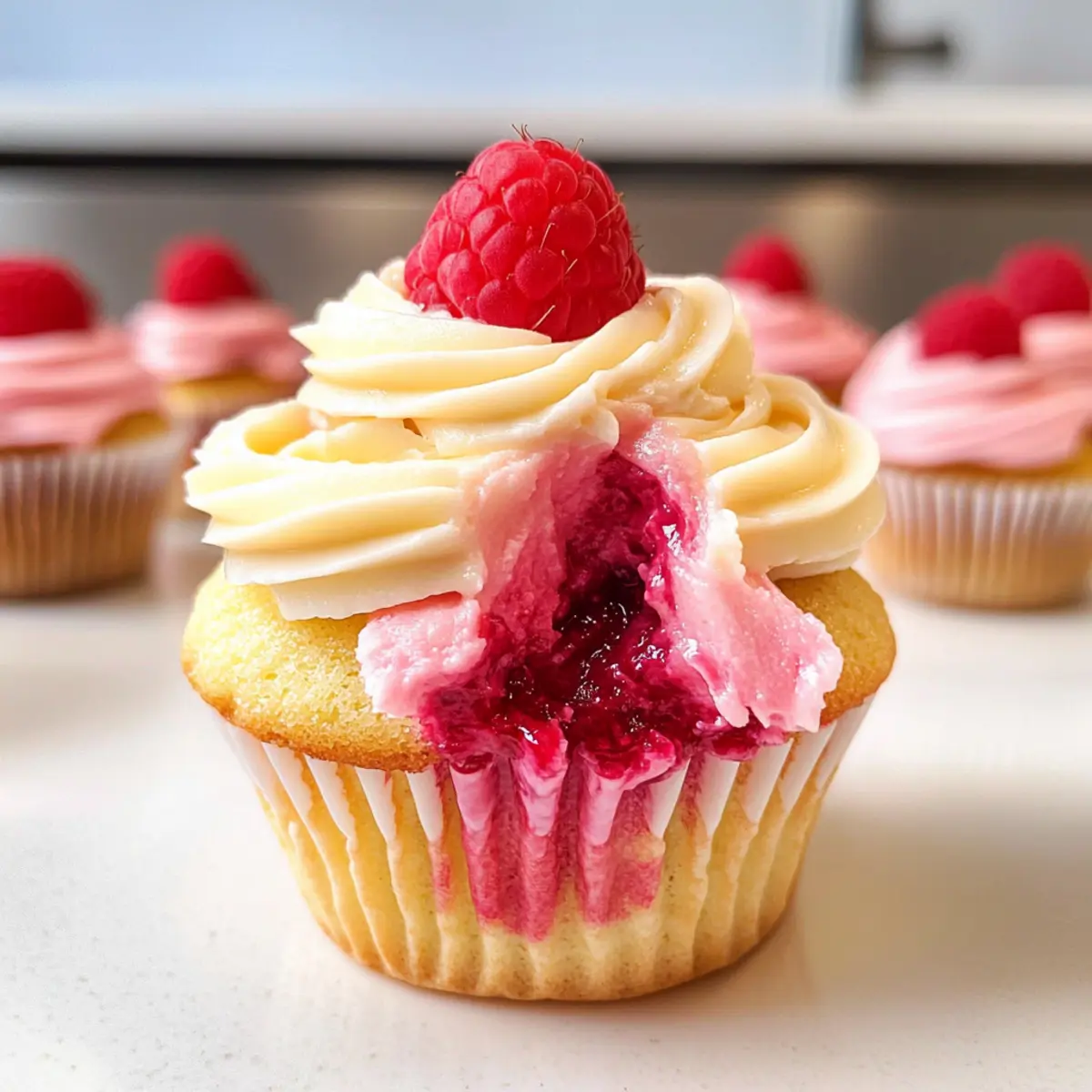 Weißer Schokolade Himbeere Muffins für jeden Anlass 4 White Chocolate Raspberry Cupcakes ezdrhd
