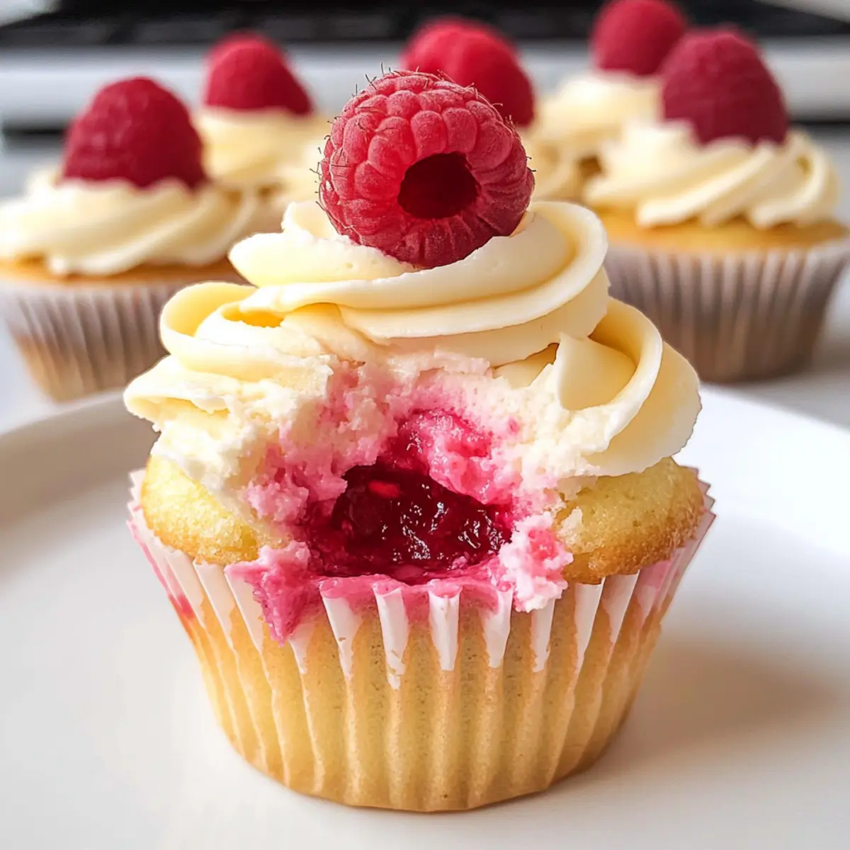 Weißer Schokolade Himbeere Muffins für jeden Anlass 2 White Chocolate Raspberry Cupcakes johujc