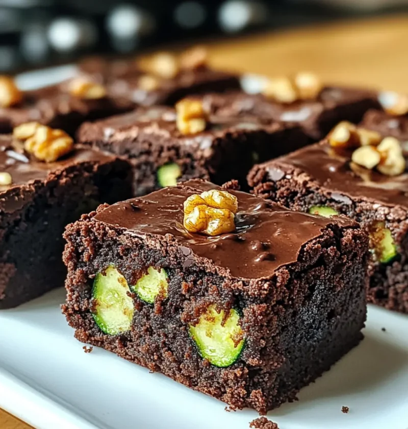 Zucchini-Brownies mit Honig Einfach Genießen 29 Zucchini-Brownies mit Honig Delightful Einfaches Vergnügen