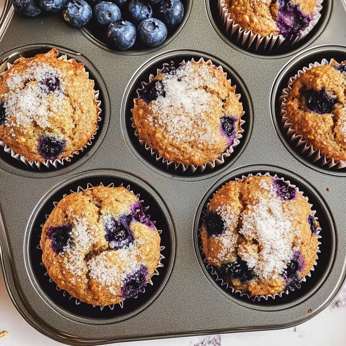 Blueberry Banana Oatmeal Muffins cyisvn