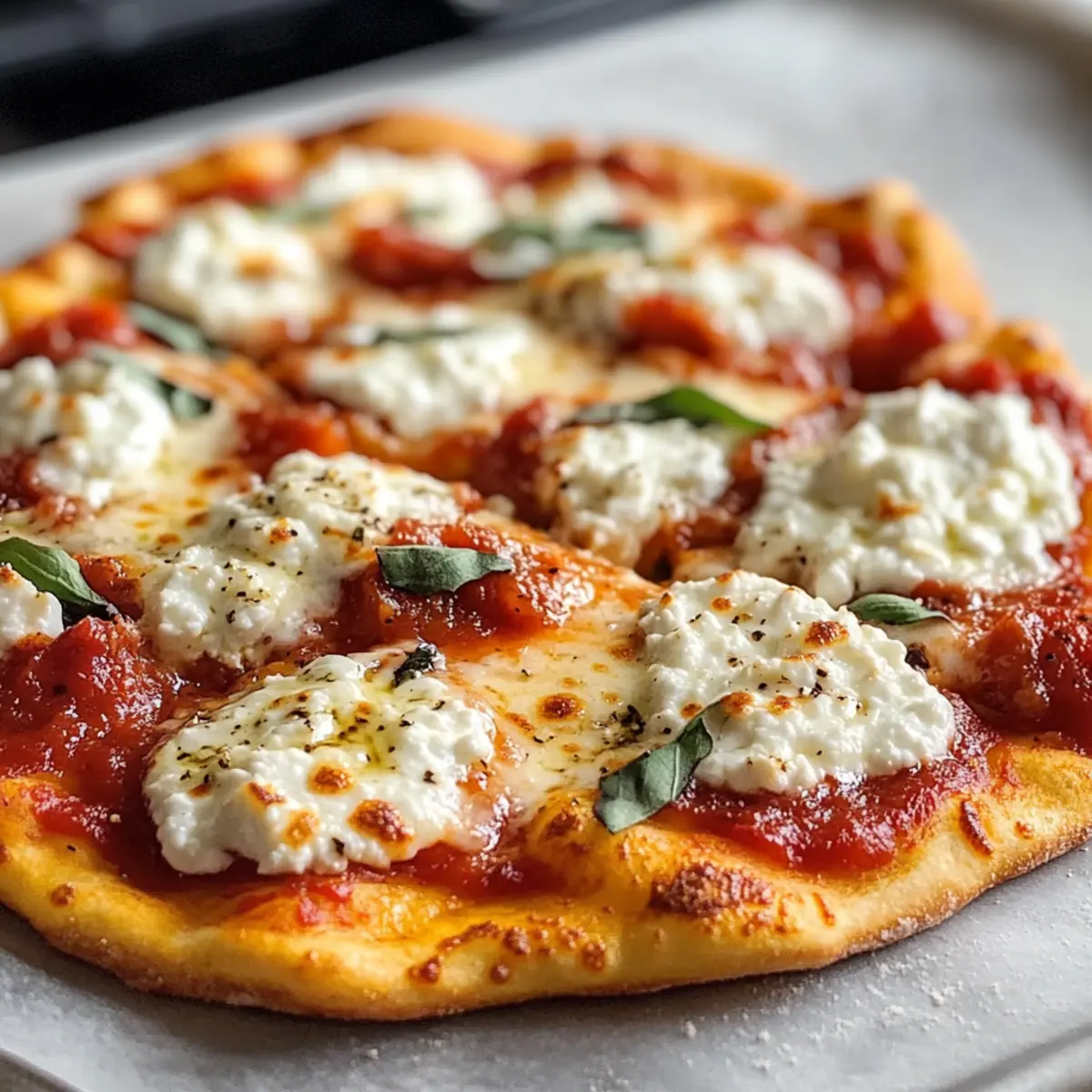 Cottage Cheese Pizza Flatbread High Protein Delicious wpdwwa