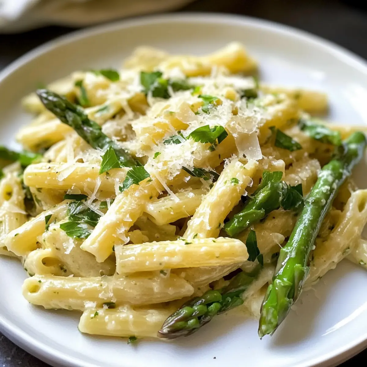 Pasta mit grünem Spargel in 20 Minuten 5 Pasta mit grünem