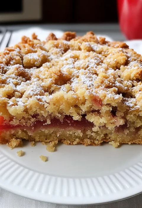 Rhabarber-Streuselkuchen