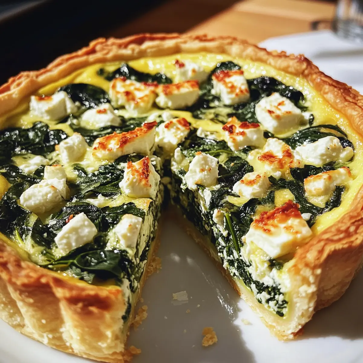 Einfaches Rezept für Spinat und Feta Quiche 2 Spinat und Feta cqhyp0
