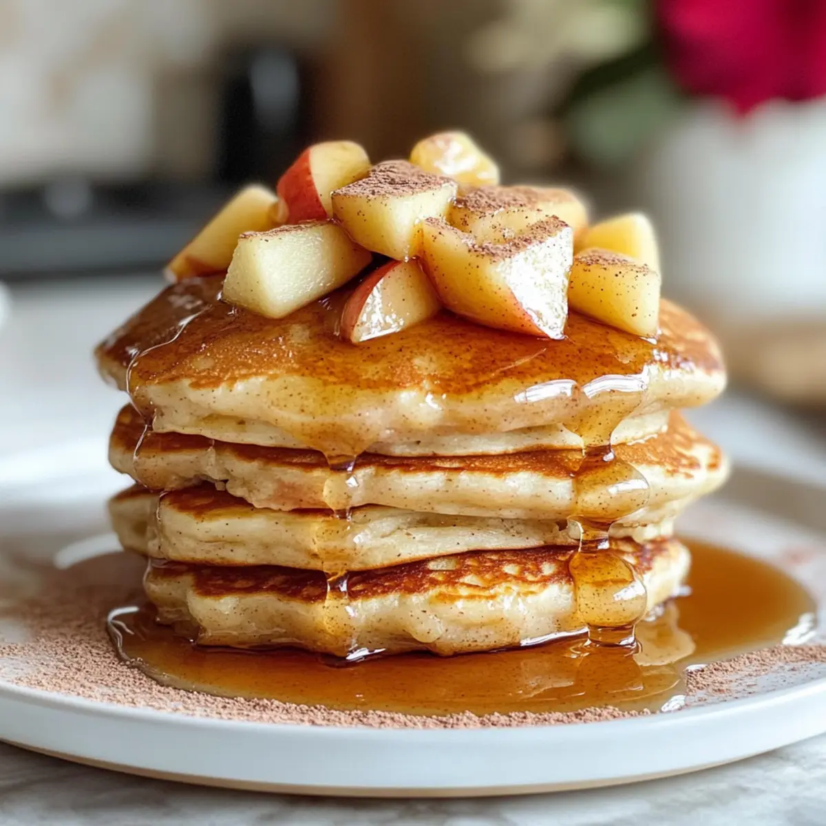 Apfel-Zimt-Pfannkuchen für ein gemütliches Frühstück 3 Apple Cinnamon Pancakes pbu1tf