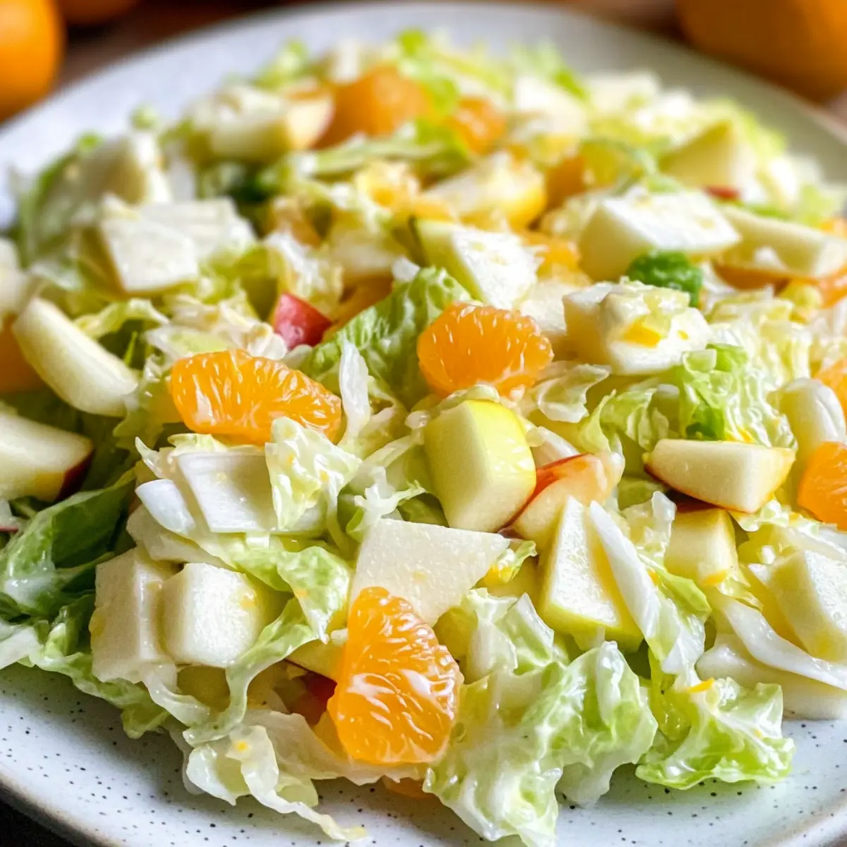 Erfrischender Chinakohlsalat mit Mandarinen und Äpfeln 2 Chinakohlsalat oyt8ta
