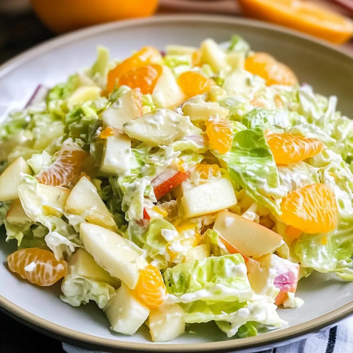 Erfrischender Chinakohlsalat mit Mandarinen und Äpfeln 3 Chinakohlsalat vilc7v