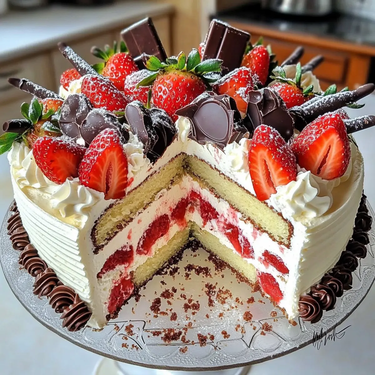 Erdbeer Mascarpone Torte