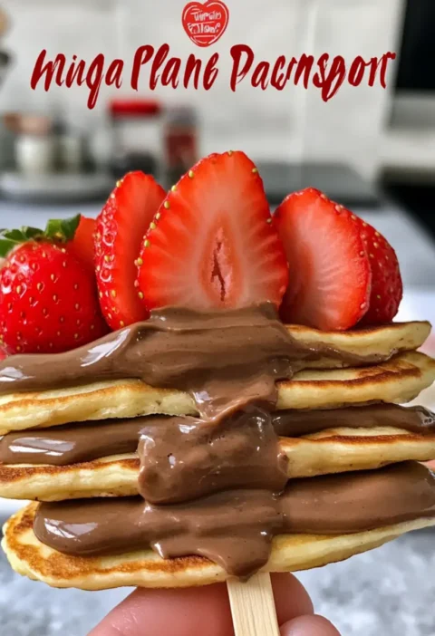 Erdbeer Pfannkuchen