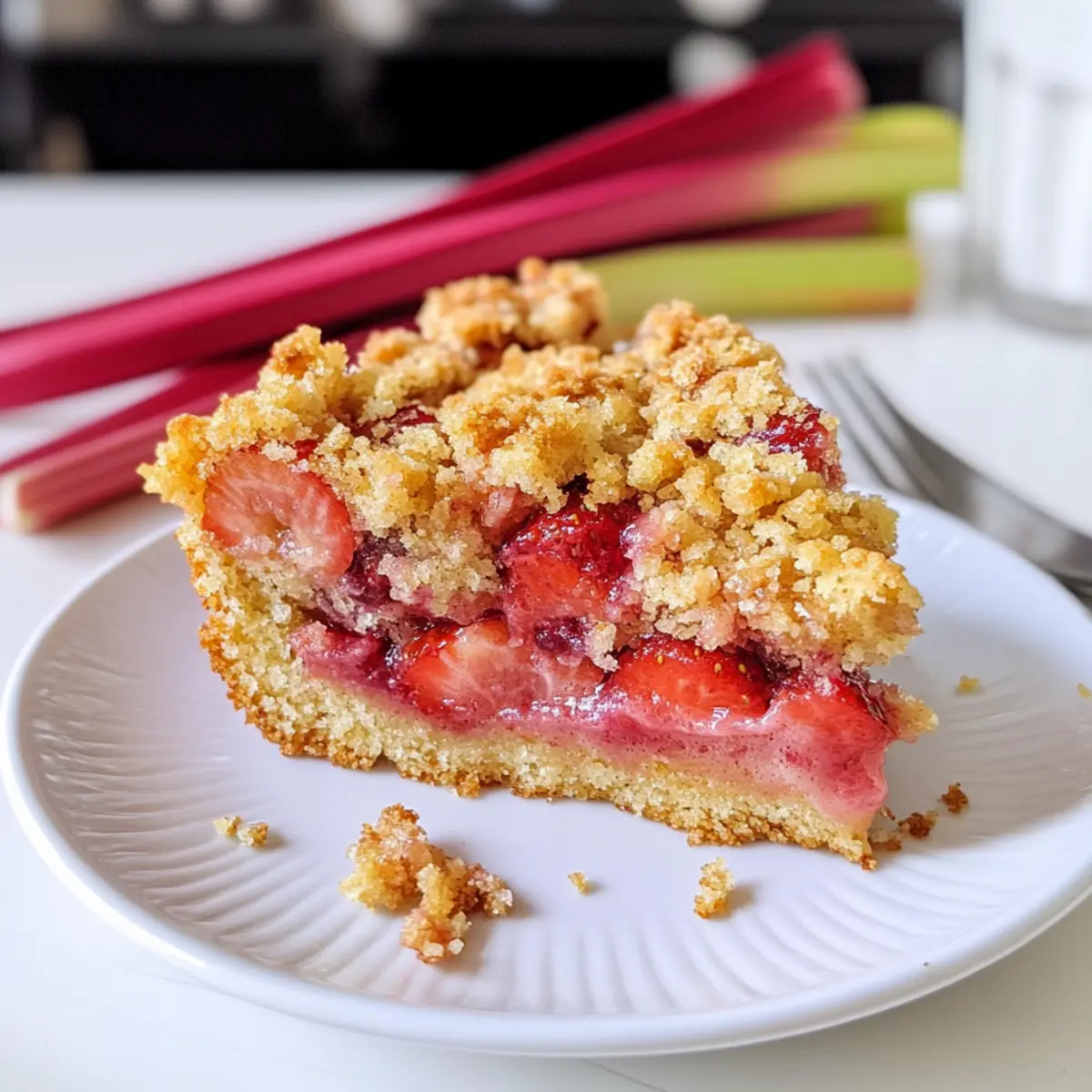 Erdbeer Rhabarber Kuchen c2oifd