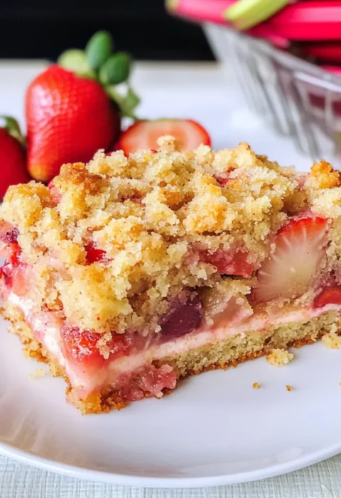 Erdbeer Rhabarber Kuchen