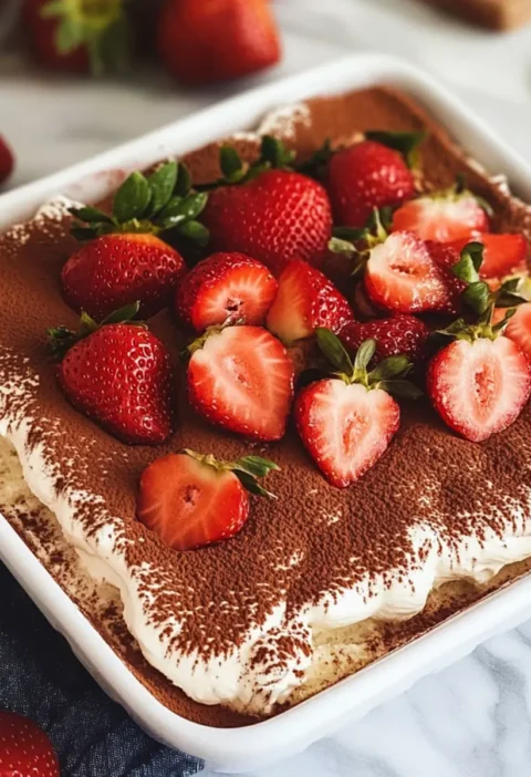 Erdbeer Tiramisu