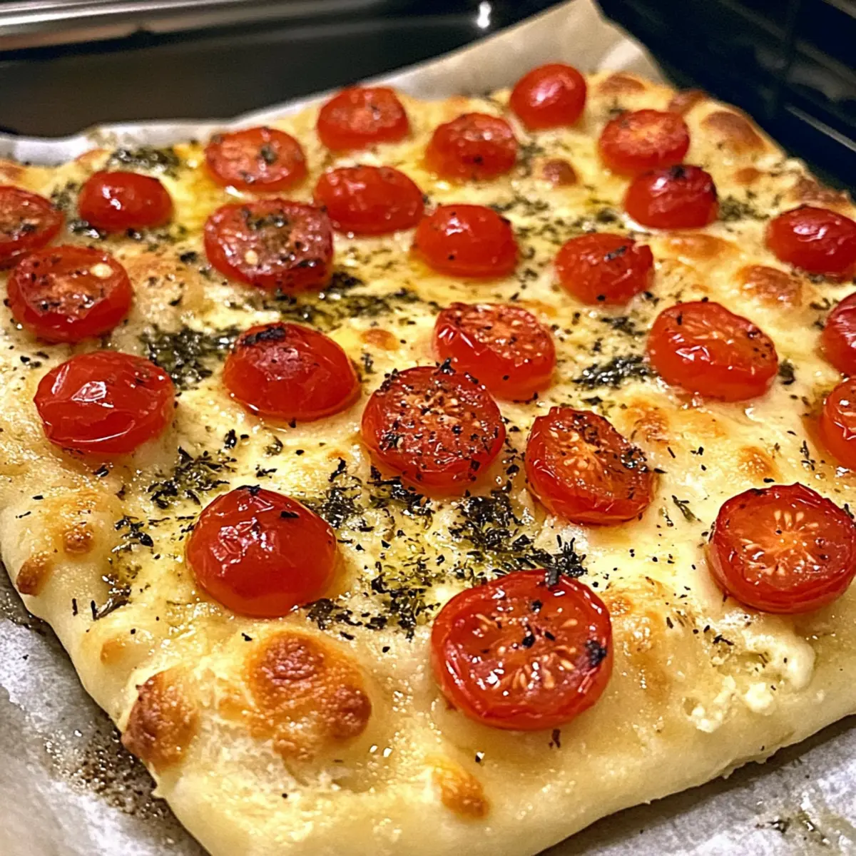 Focaccia mit KrA¤utern und Tomaten uez4ki