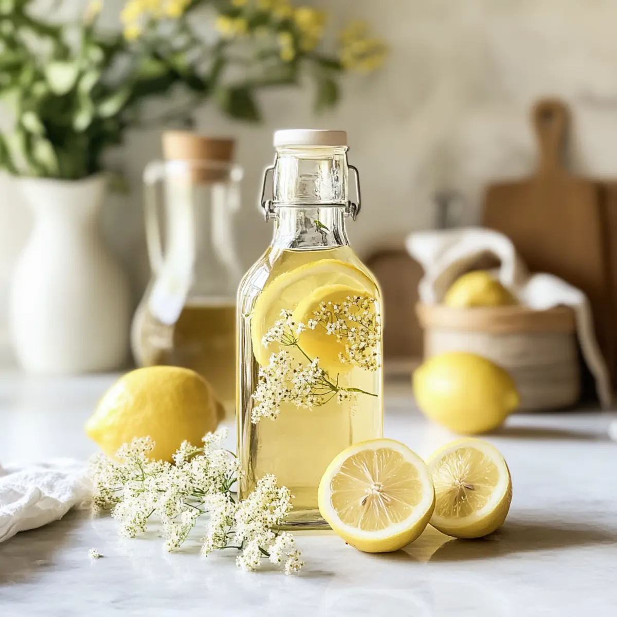 Holunderblütensirup