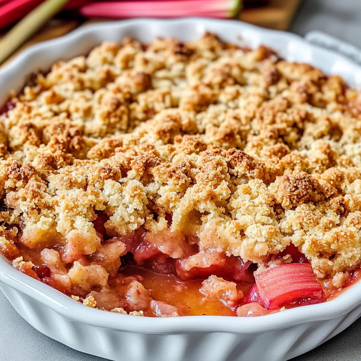 Rhabarber Crumble kwlopz