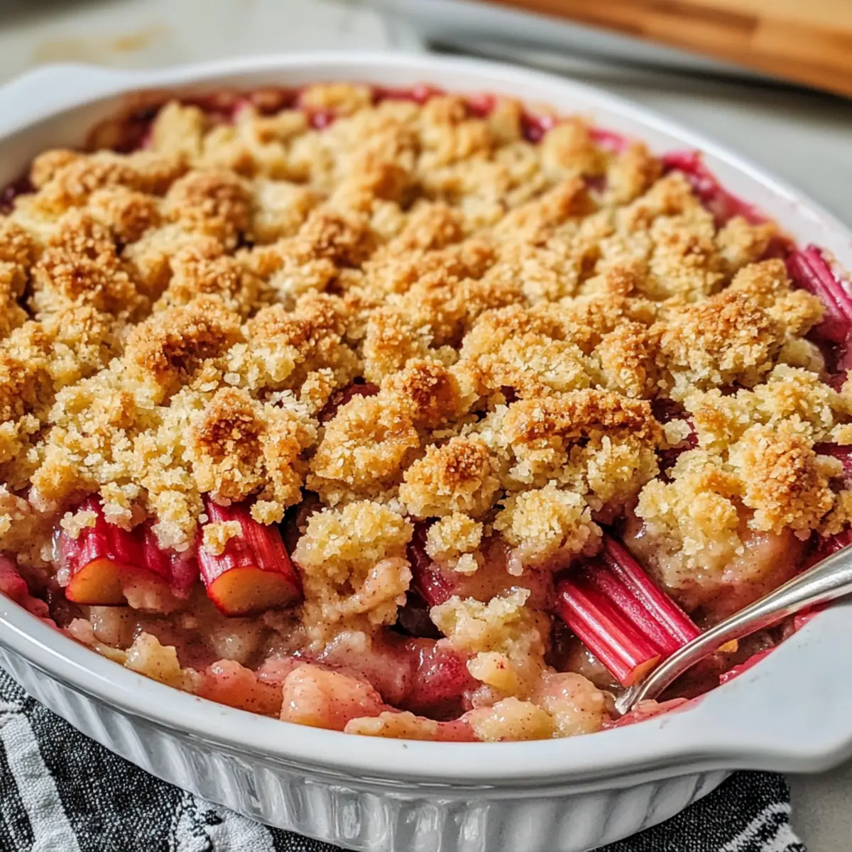 Rhabarber Crumble lqbf9s
