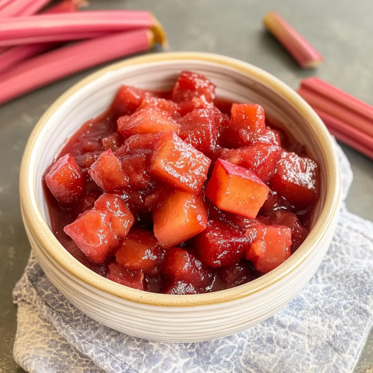 Rhabarberkompott cosora