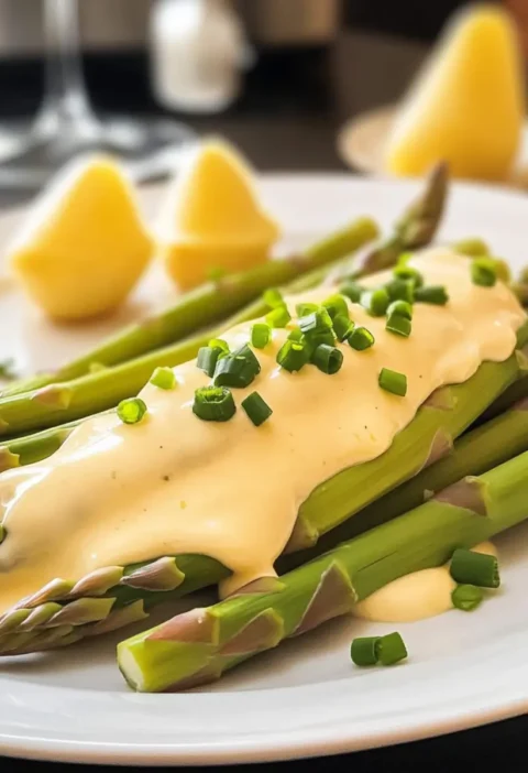 Spargel mit Sauce Hollandaise