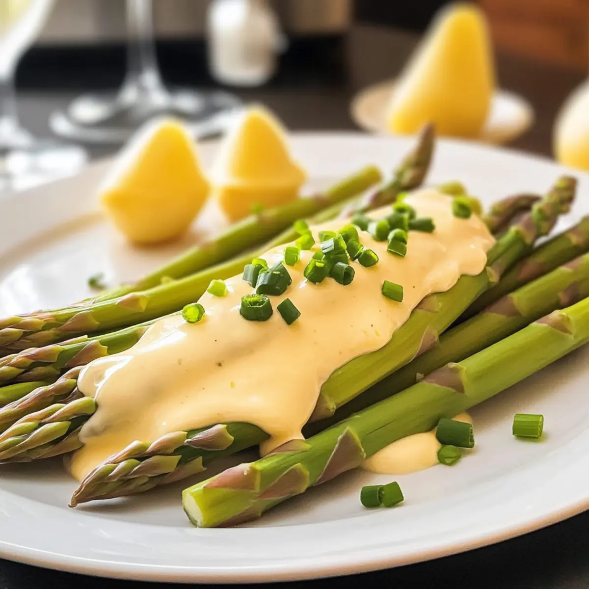 Spargel mit Sauce Hollandaise