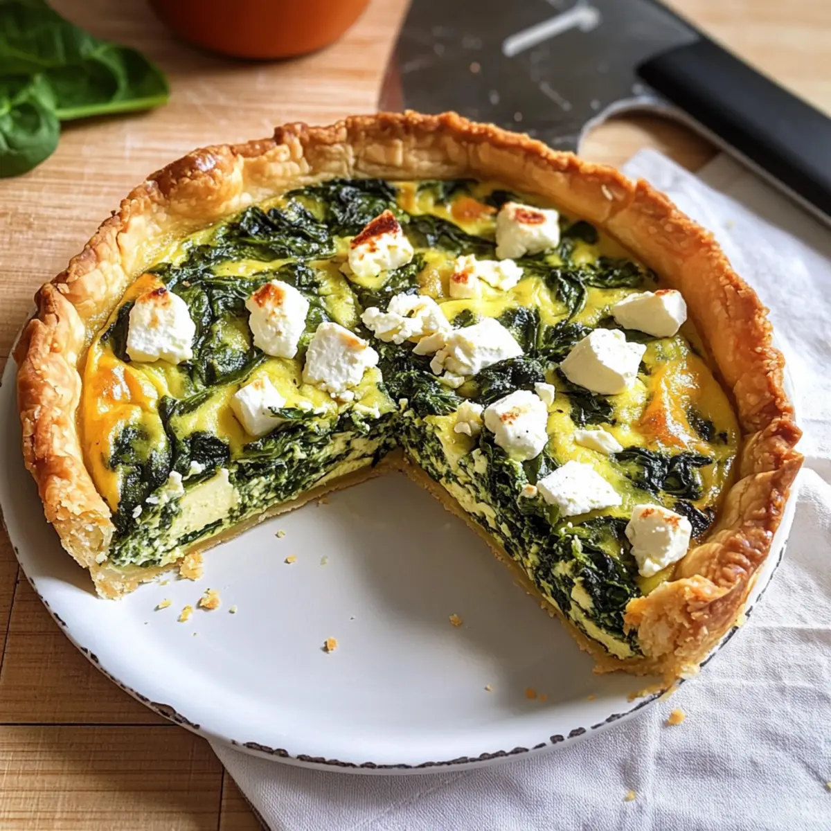 Spinat Quiche