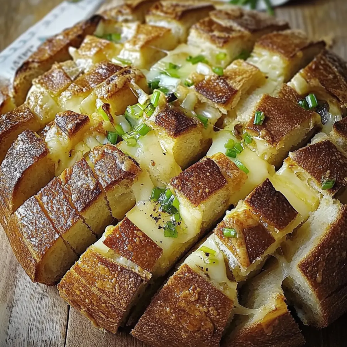 Zupfbrot mit Käse