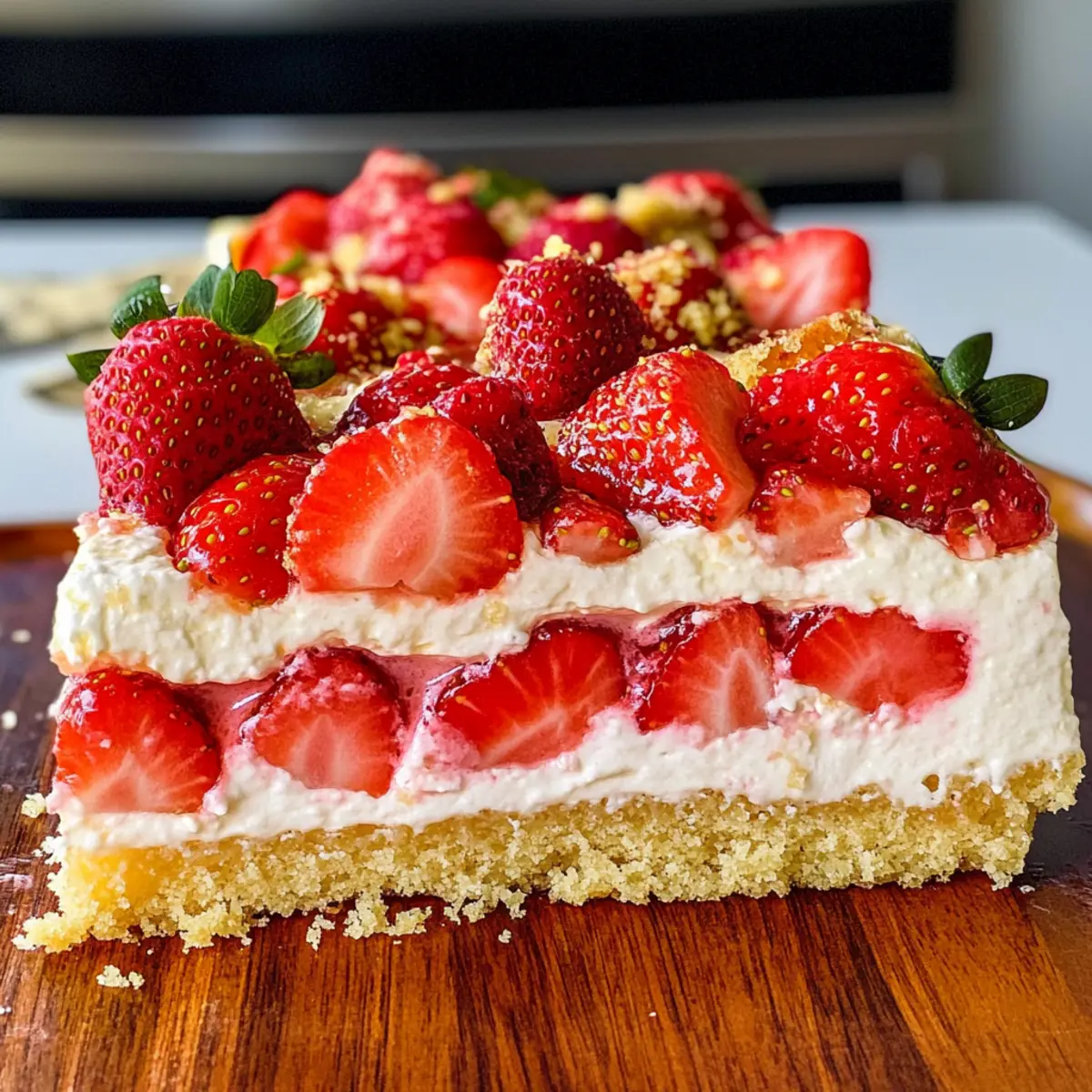 Erdbeer Blechkuchen mit cremigem Vanillepudding 3 erdbeer blechkuchen upirte
