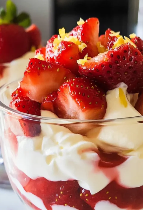 erdbeer mascarpone creme