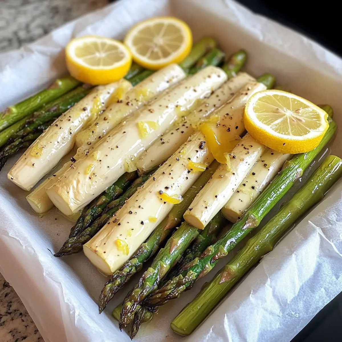 Spargel aus dem Ofen