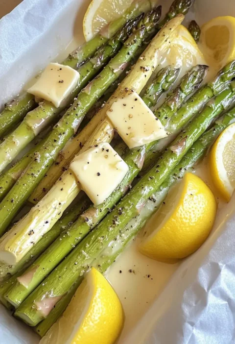 Spargel aus dem Ofen