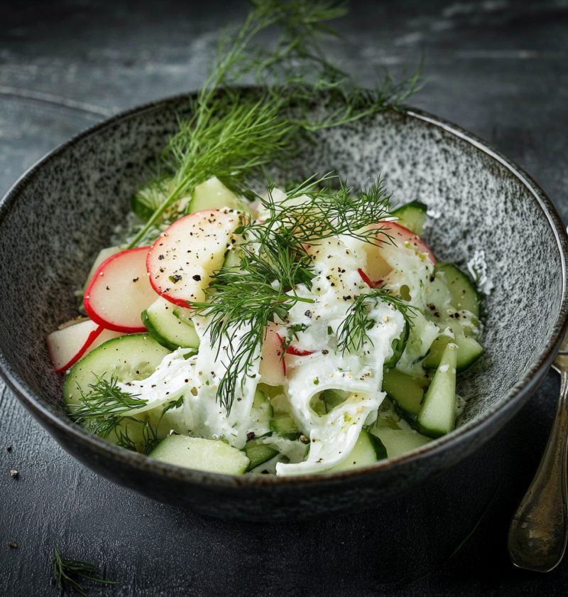 Gurken Salat Rezept - Perfekt frischer Sommergenuss 1 Gurken Salat Rezept - Perfekt frischer Sommergenuss