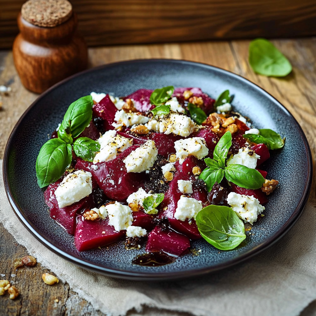 Rote Beete Salat mit Feta – Frisch, Kraftvoll & Schnell 2 Rote Beete Salat mit Feta – Frisch, Kraftvoll & Schnell