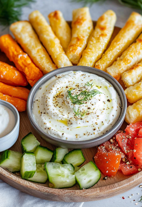 Gemüsespalten mit Dip: Die besten Snacks für zwischendurch