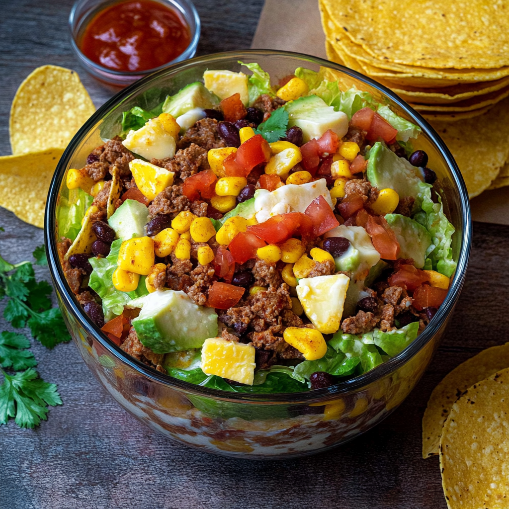 Taco Salat Rezept: Der ultimative Guide für köstliche Tex-Mex Mahlzeiten 2 Taco Salat Rezept: Der ultimative Guide für köstliche Tex-Mex Mahlzeiten