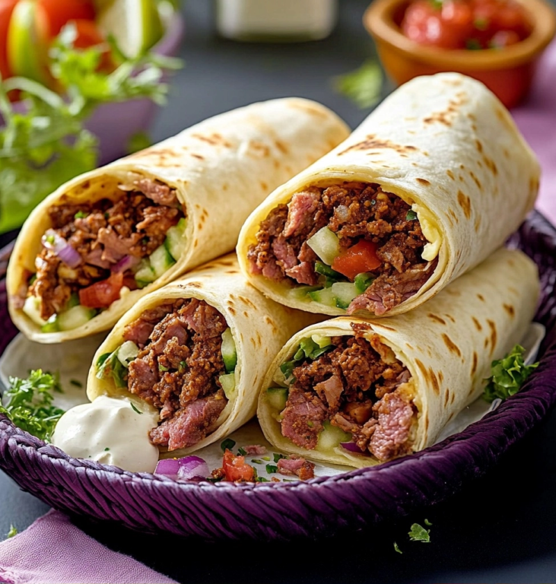 Wraps mit Hackfleisch: Das perfekte Familienessen einfach zubereitet 1 Wraps mit Hackfleisch: Das perfekte Familienessen einfach zubereitet