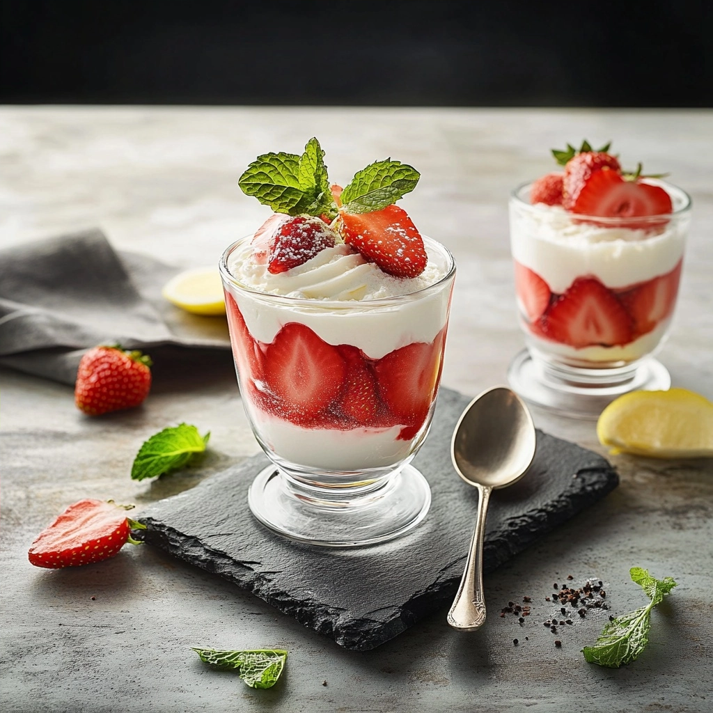 Erdbeer Dessert Im Glas Für Den Sommer 2 Erdbeer Dessert Im Glas Für Den Sommer