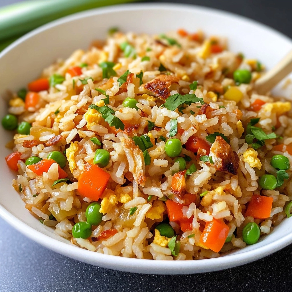 Gebratener Reis Mit Ei Für Den perfekten Snack 2 Gebratener Reis Mit Ei Für Den perfekten Snack